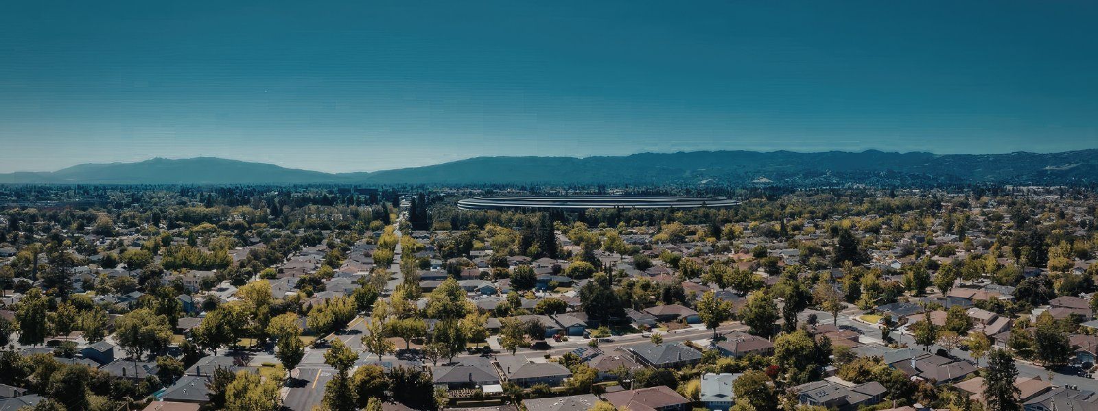 Aerial view of Huntsville Alabama residential neighborhoods — air duct cleaning service area